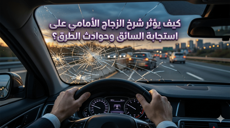 الخطر الخفي.. كيف يؤثر شرخ الزجاج الأمامي على استجابة السائق وحوادث الطرق؟ 7 مخاطر تأخير علاج كسر زجاج السيارة على رؤية السائق